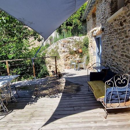La Maison Du Vigneron Auzon Bagian luar foto