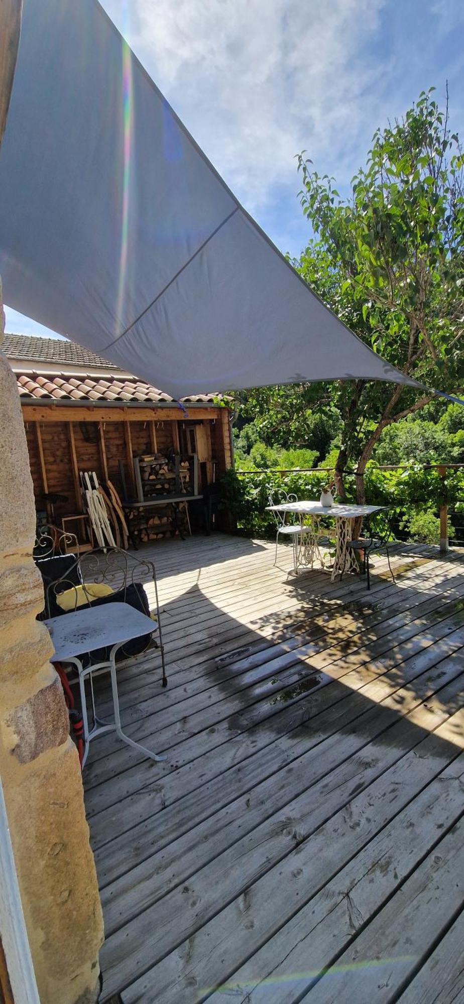 La Maison Du Vigneron Auzon Bagian luar foto